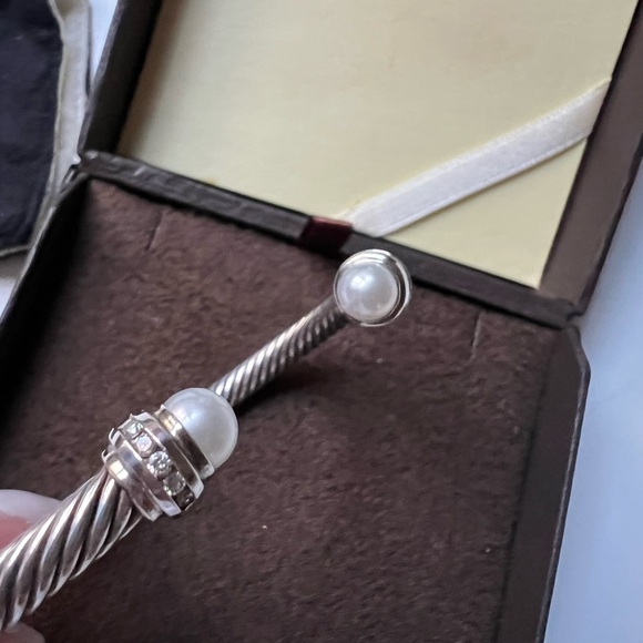 David Yurman Bracelet with Pearls and Diamonds - Picture 3 of 5